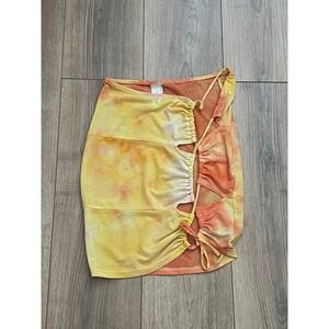 One Size Stretchy Tye Dye Skirt‎